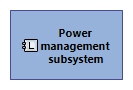 LCBD Power management subsystem