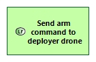 LFBD Send arm command to deployer drone