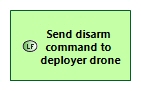 LFBD Send disarm command to deployer drone